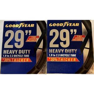 Goodyear 29" x 1.9"-2.3" Heavy Duty Bike Tube, Blk